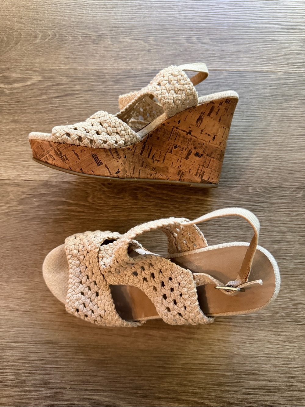 Altar'd State Braided Slingback Wedges